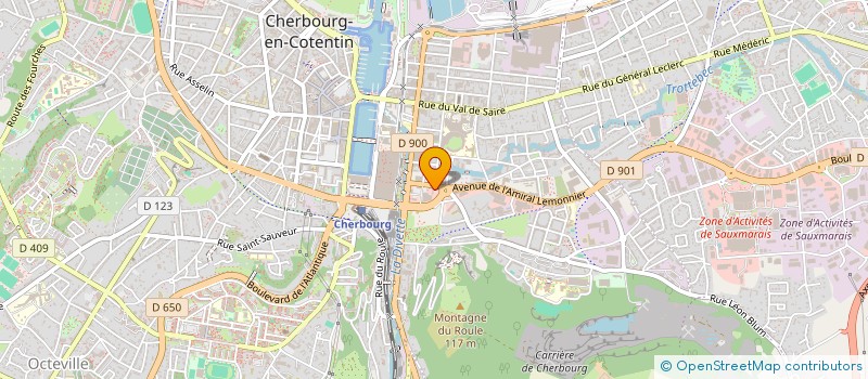 localisation de l'entreprise EVARINE  CHERBOURG-EN-COTENTIN