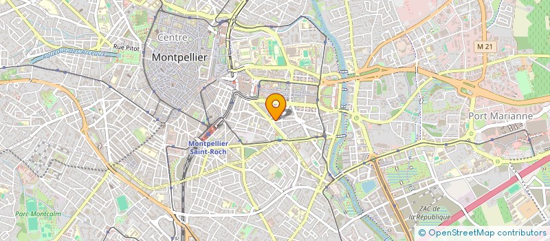 localisation de l'entreprise EVARISK à MONTPELLIER