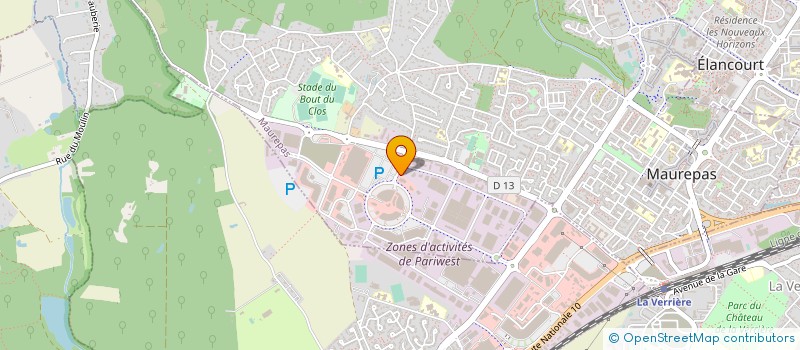 localisation de l'entreprise EVARISTE LOCATION à COIGNIERES