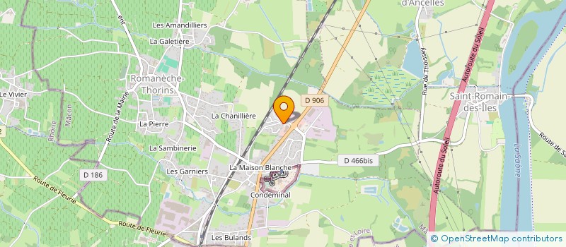 localisation de l'entreprise EVARISTO FILS  ROMANECHE-THORINS