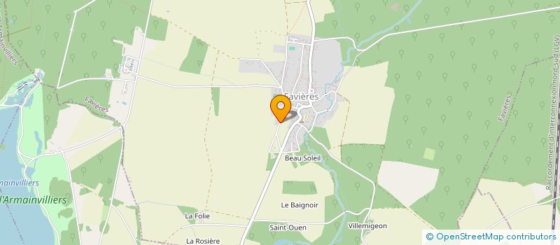 localisation de l'entreprise EVARTEO  FAVIERES