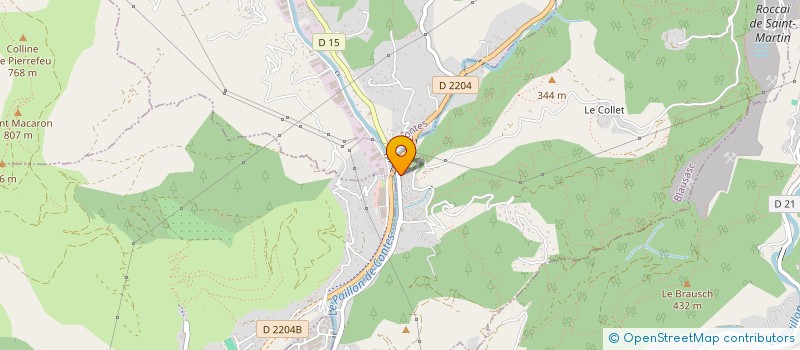 localisation de l'entreprise EVARTGAU à BLAUSASC