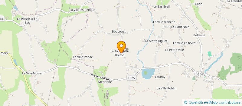 localisation de l'entreprise EVARTRON  TREBRY