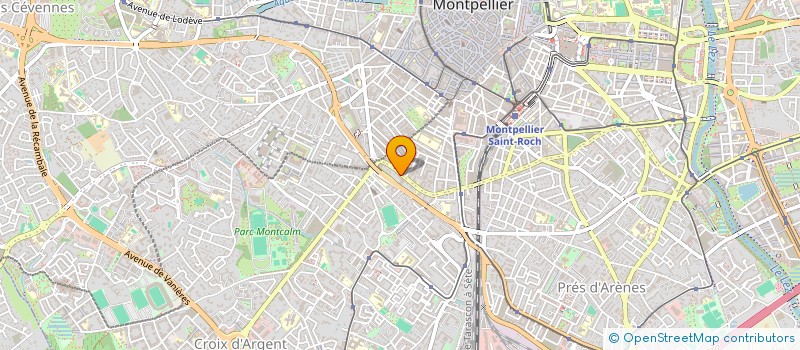 localisation de l'entreprise EVAS PRO, SASU à MONTPELLIER