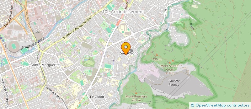 localisation de l'entreprise EVASANA à MARSEILLE