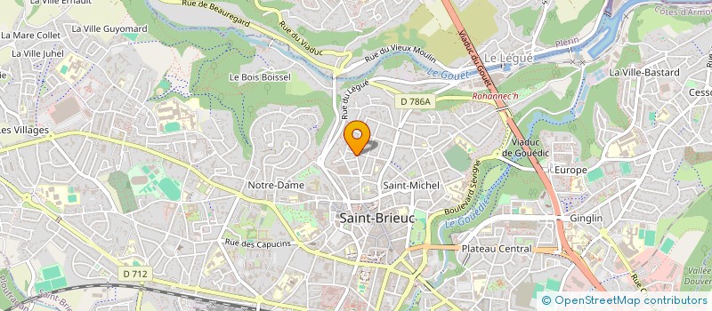 localisation de l'entreprise EVASCENO à SAINT-BRIEUC