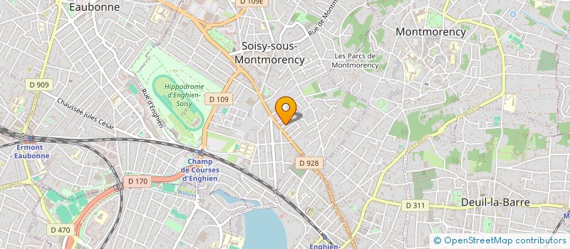 localisation de l'entreprise EVASINFO  SOISY-SOUS-MONTMORENCY