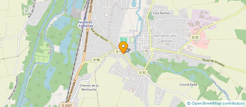 localisation de l'entreprise EVASION 2000 à FERRIERES-EN-GATINAIS