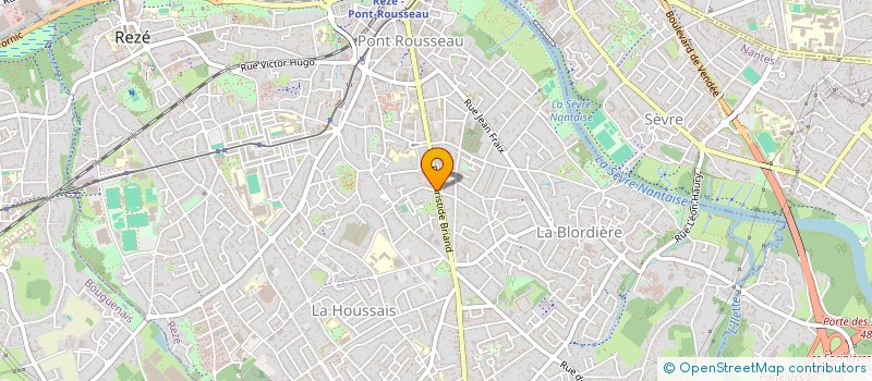localisation de l'entreprise EVASION 2000 à REZE