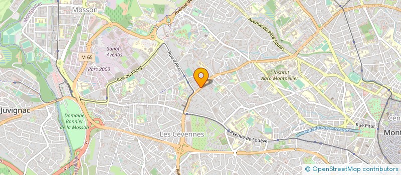 localisation de l'entreprise EVASION  MONTPELLIER