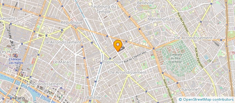 localisation de l'entreprise EVASION  PARIS