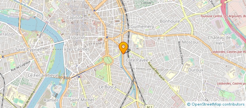 localisation de l'entreprise EVASION à TOULOUSE