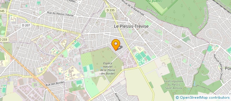 localisation de l'entreprise EVASION  LE PLESSIS-TREVISE