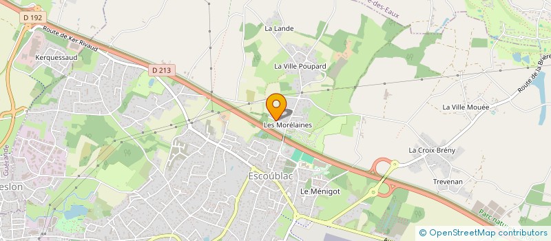 localisation de l'entreprise EVASION  LA BAULE-ESCOUBLAC