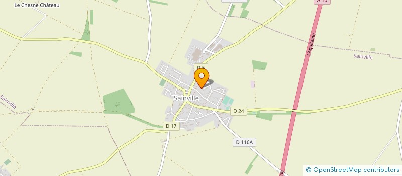 localisation de l'entreprise EVASION à SAINVILLE