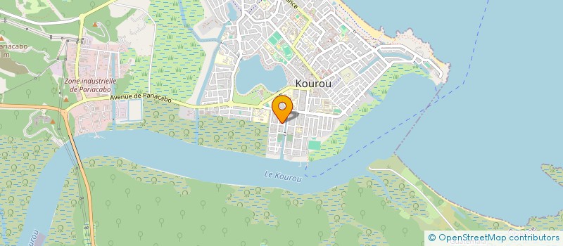 localisation de l'entreprise EVASION à KOUROU