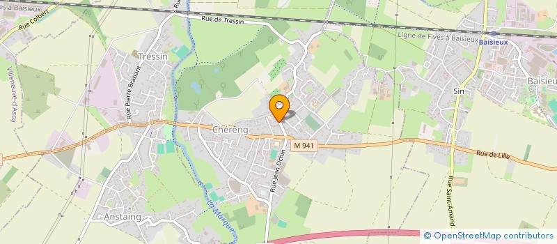 localisation de l'entreprise EVASION  TRESSIN