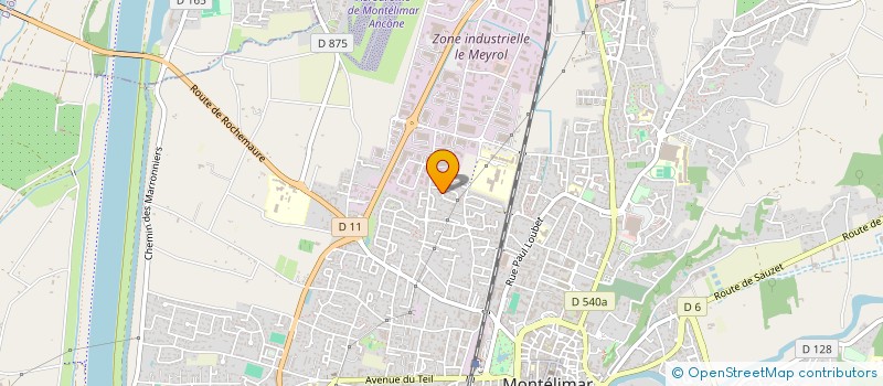 localisation de l'entreprise EVASION à MONTELIMAR