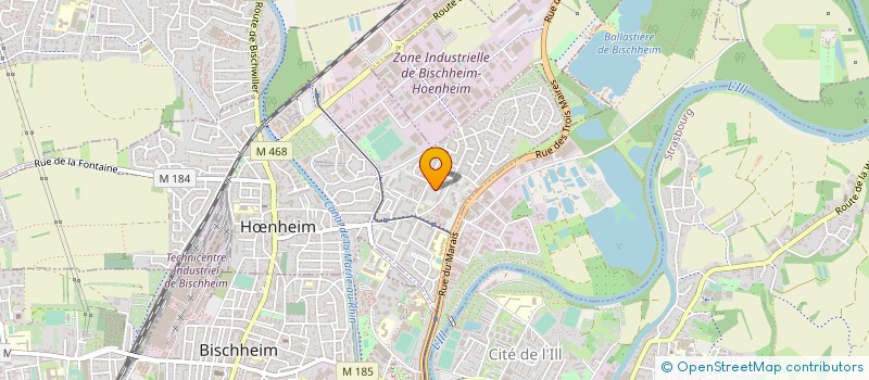 localisation de l'entreprise EVASION  HNHEIM