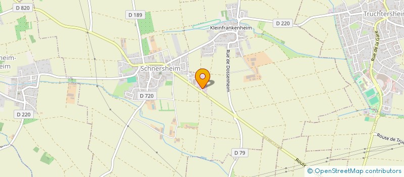 localisation de l'entreprise EVASION  SCHNERSHEIM