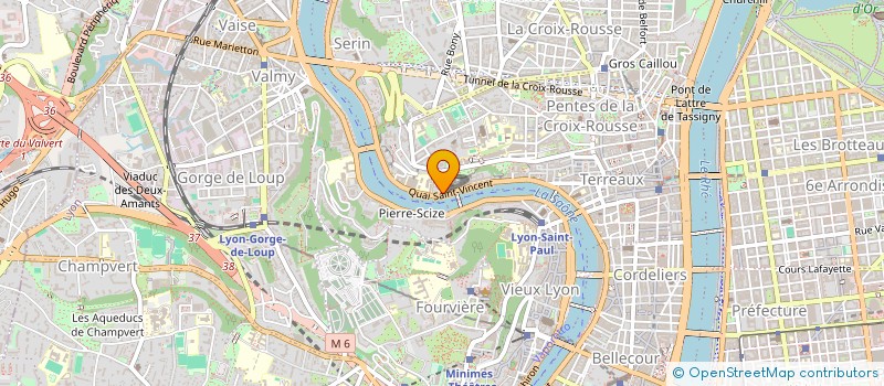 localisation de l'entreprise EVASION à LYON