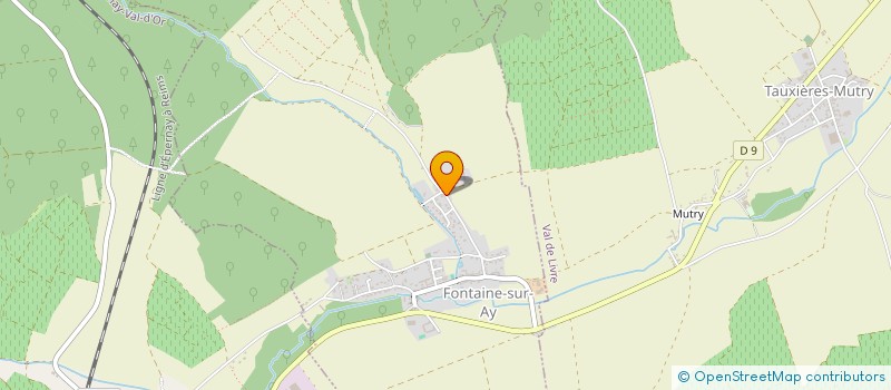 localisation de l'entreprise EVASION  FONTAINE-SUR-AY