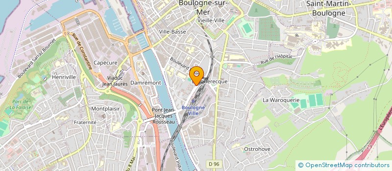 localisation de l'entreprise EVASION à BOULOGNE-SUR-MER