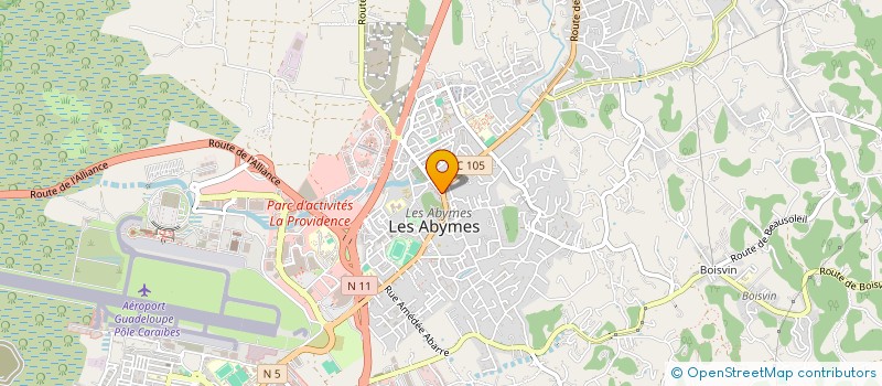 localisation de l'entreprise EVASION 89 à LES ABYMES