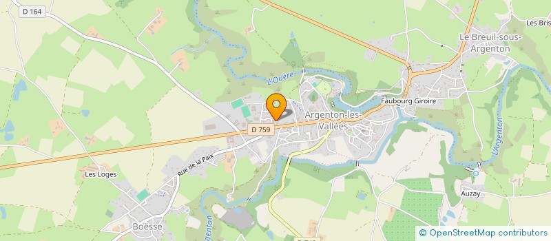 localisation de l'entreprise EVASION  ARGENTONNAY