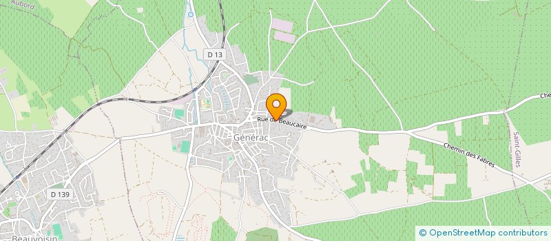 localisation de l'entreprise EVASION  GENERAC