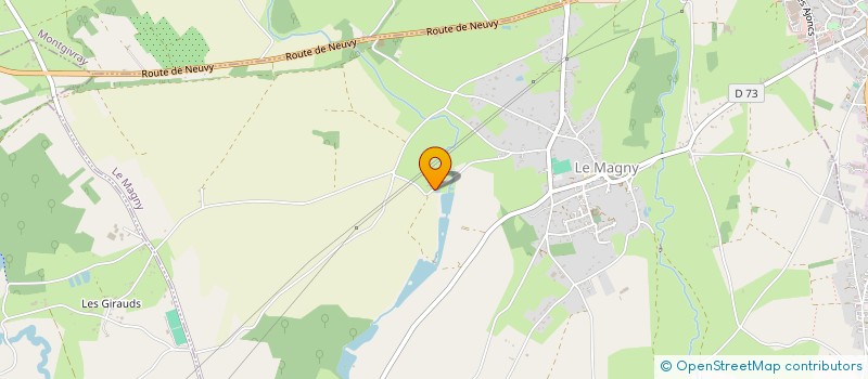 localisation de l'entreprise EVASION AU BORD DE L'EAU  LE MAGNY