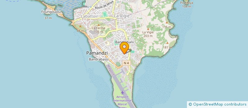 localisation de l'entreprise EVASION AUTO  PAMANDZI
