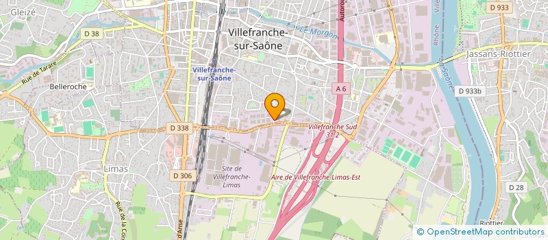 localisation de l'entreprise EVASION AUTOMOBILES à VILLEFRANCHE-SUR-SAONE