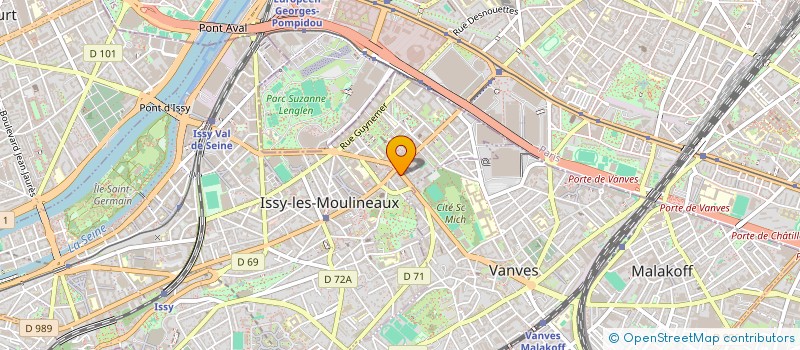 localisation de l'entreprise EVASION BEAUTE à ISSY-LES-MOULINEAUX