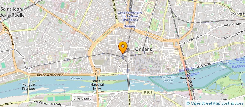 localisation de l'entreprise EVASION BEAUTE à ORLEANS