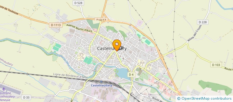 localisation de l'entreprise EVASION BOUTIQUE  CASTELNAUDARY