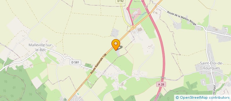 localisation de l'entreprise EVASION CAMPING LOCATION  MALLEVILLE-SUR-LE-BEC