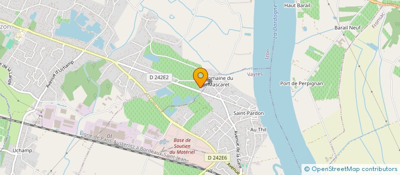 localisation de l'entreprise EVASION CATHARE  IZON