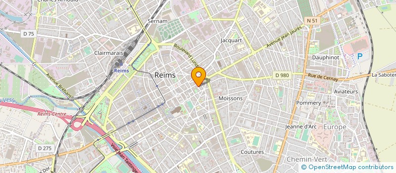 localisation de l'entreprise EVASION CHAMPHETRE  REIMS