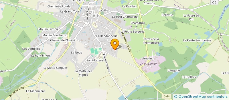 localisation de l'entreprise EVASION D'ONGLES FORMATION à LORRIS