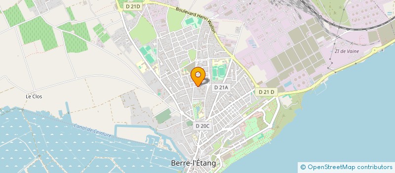 localisation de l'entreprise EVASION DDM à BERRE-L'ETANG