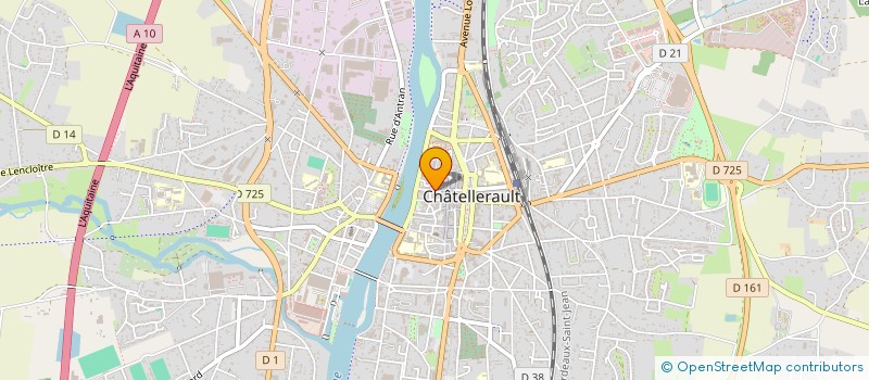localisation de l'entreprise EVASION DETENTE à CHATELLERAULT
