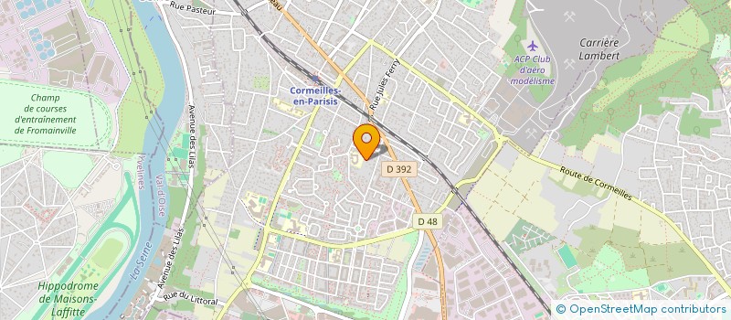 localisation de l'entreprise EVASION DOUCEUR  CORMEILLES-EN-PARISIS