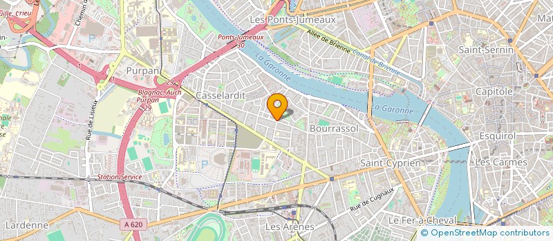 localisation de l'entreprise EVASION ET DECOUVERTE POUR TOUS à TOULOUSE