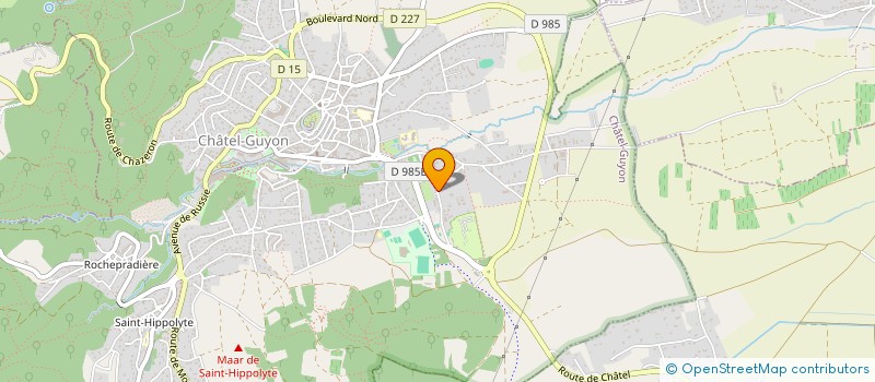 localisation de l'entreprise EVASION FINANCIERE  CHATEL-GUYON