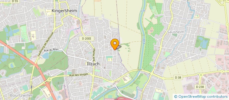 localisation de l'entreprise EVASION'GO à ILLZACH