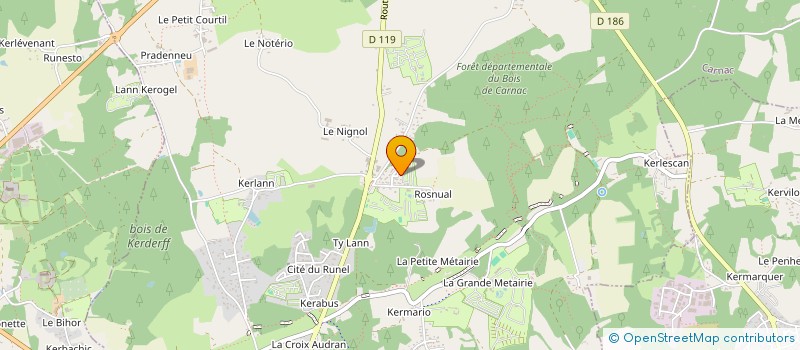 localisation de l'entreprise EVASION GOURMANDE  CARNAC