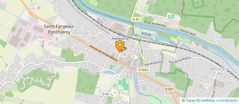 localisation de l'entreprise EVASION LOISIRS à SAINT-FARGEAU-PONTHIERRY