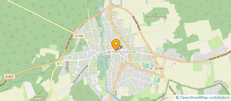 localisation de l'entreprise EVASION LOISIRS à MOIGNY-SUR-ECOLE