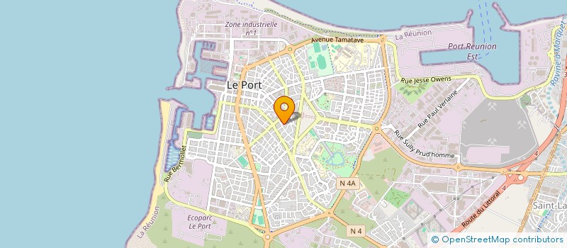 localisation de l'entreprise EVASION LOISIRS INSERTION PORTOIS à LE PORT